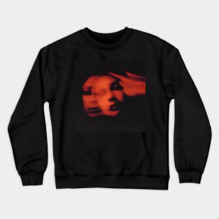 "Dissonance" Orange Self-Portrait 2021 // @filthywitch Crewneck Sweatshirt